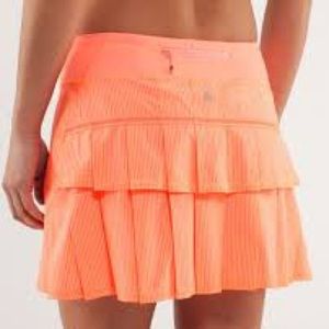 Pop Orange Pacesetter skirt